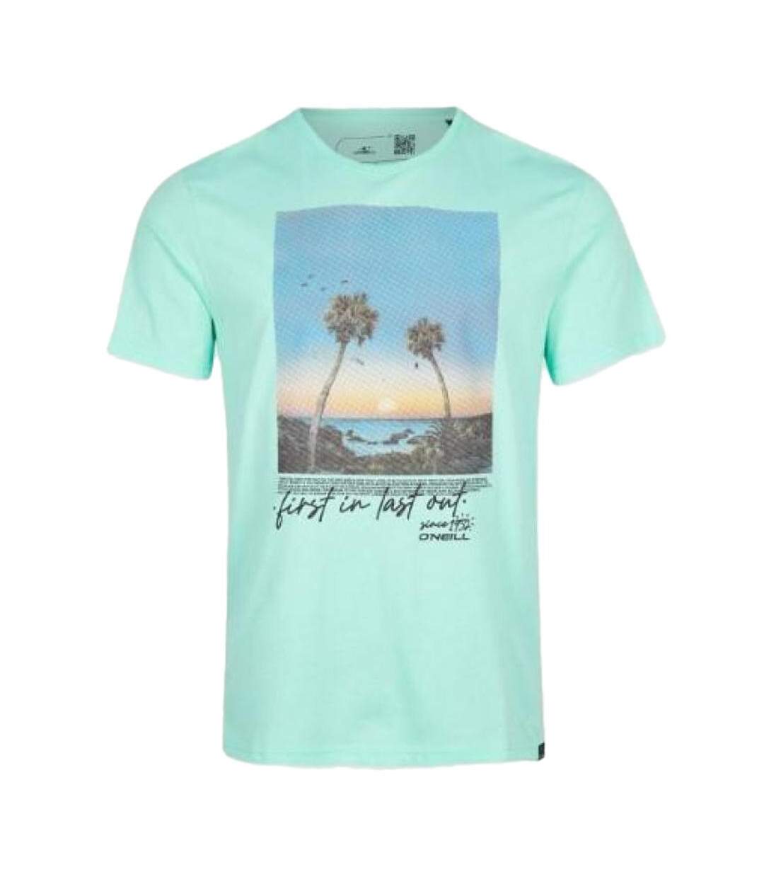 T-shirt turquoise homme o'neill loren-1
