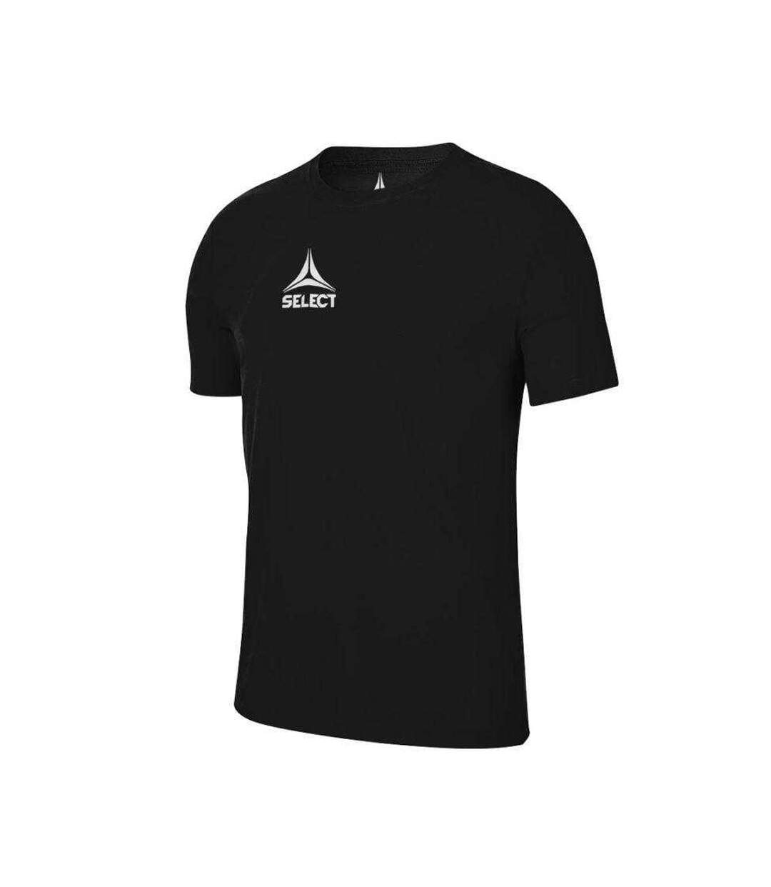 Mens Basic Cotton T-shirt Black Select-3