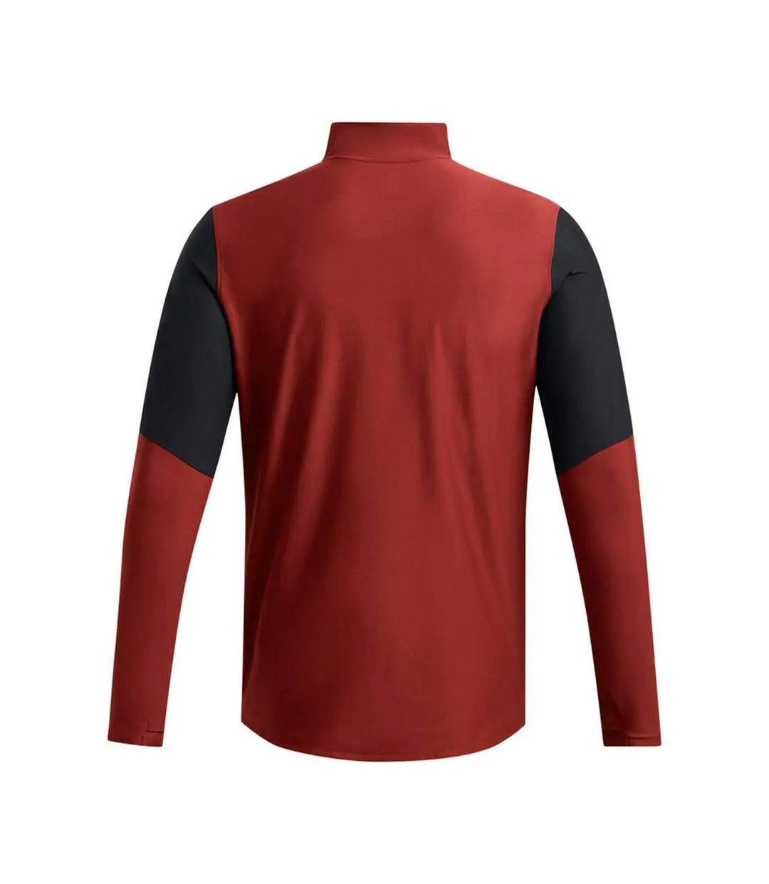 Mens Pro Quarter Zip Top Orange Under Armour-3
