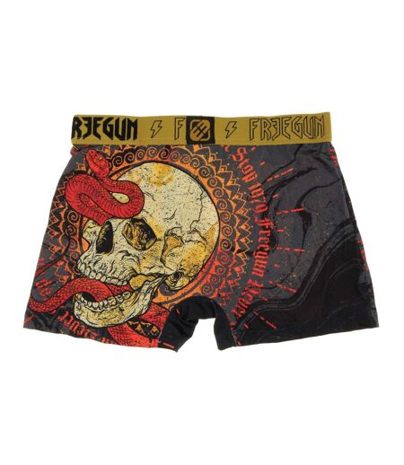 Boxer gris/rouge homme freegun snake - l