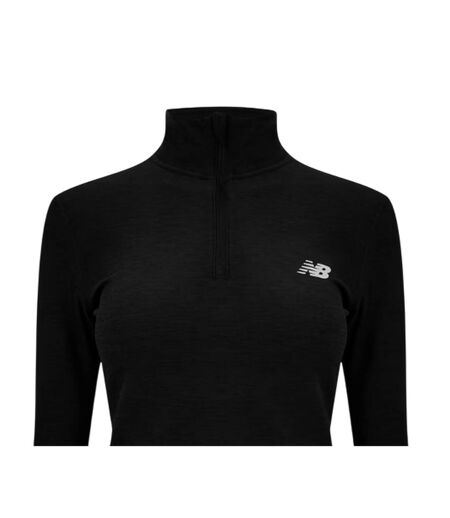 Haut De Survêtement Course À Pied Motif/style Teinture Spatiale Femme Noir New Balance