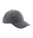 Casquette de baseball 100% coton épais adulte unisexe gris graphite Beechfield