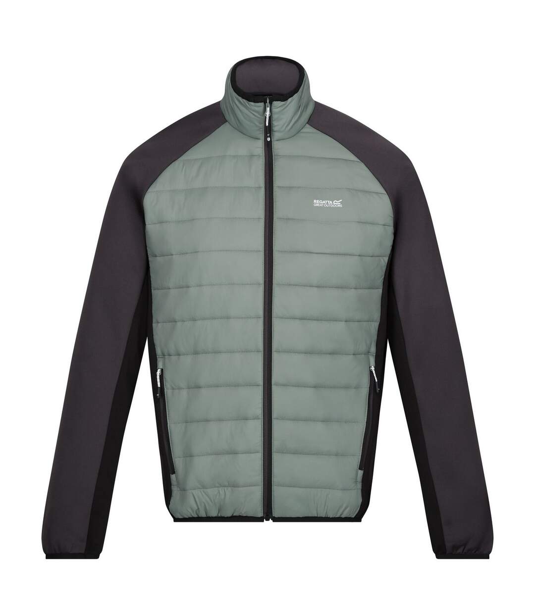 Veste Hybride Clumber Homme Vert Kaki Cendre Regatta-2