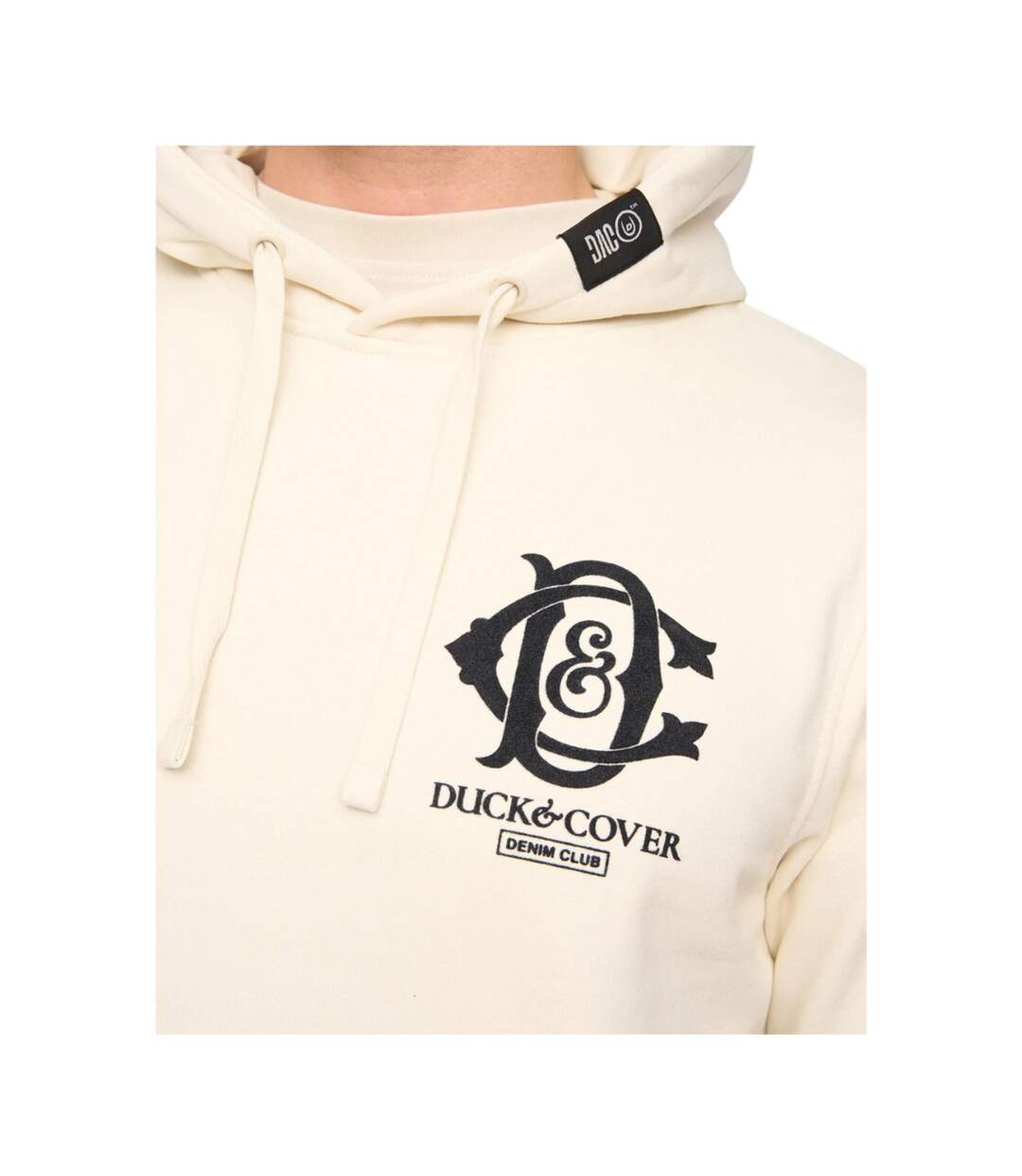 Mens Randolph Hoodie Light Stone Duck And Cover-4