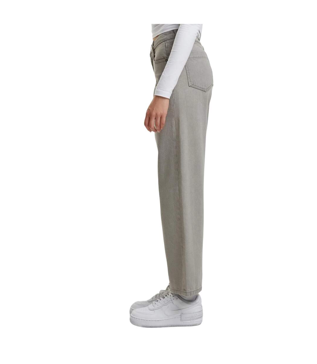 Womens/ladies 90´s mid rise jeans lighter dirty washed Urban Classics-3