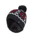 Bonnet Homme Thermique Doublé Polaire avec Pompon-1