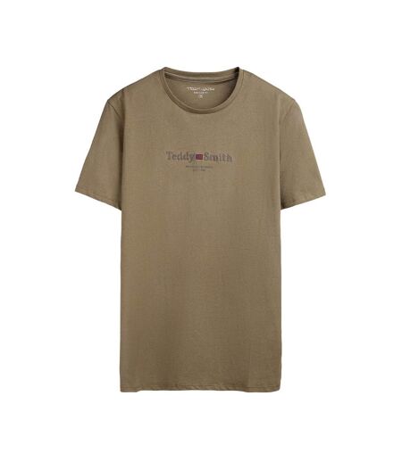 T-shirt kaki clair homme teddy smith 11017024d0