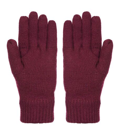 Sutella Gants En Tricot Bordeaux Trespass