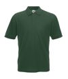 Fruit Of The Loom Mens 65/35 Pique Short Sleeve Polo Shirt (Bottle Green) - UTBC388