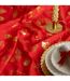 Nappe Imprimée Soir de Noël 140x360cm Rouge-3