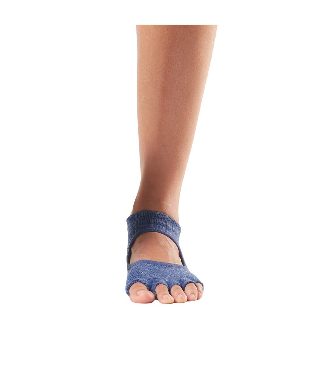 Chaussettes à demi-orteils antidérapantes bellarina femme bleu marine Toesox-2