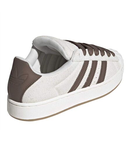 Womens/ladies Superstar Suede Trainers White Adidas