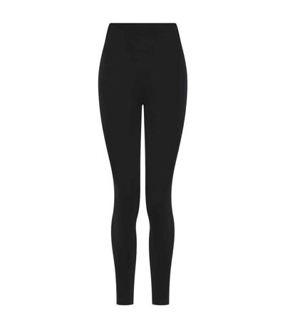 Womens/ladies sculpting leggings black Tombo