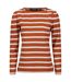 T-shirt Federica Femme Orange Brûlé Beige Clair Regatta-2