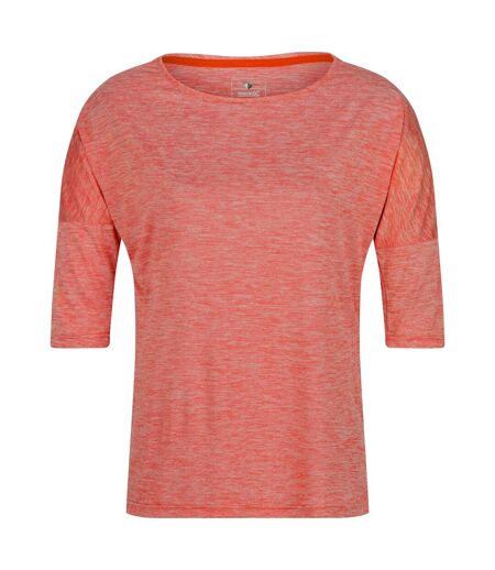 Regatta Womens/Ladies Pulser II 3/4 Sleeve T-Shirt (Neon Peach) - UTRG7153