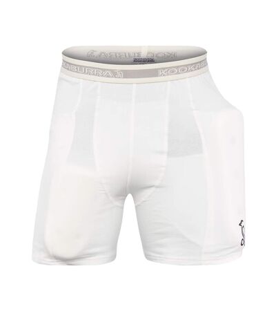 Mens Protective Padded Shorts White Kookaburra