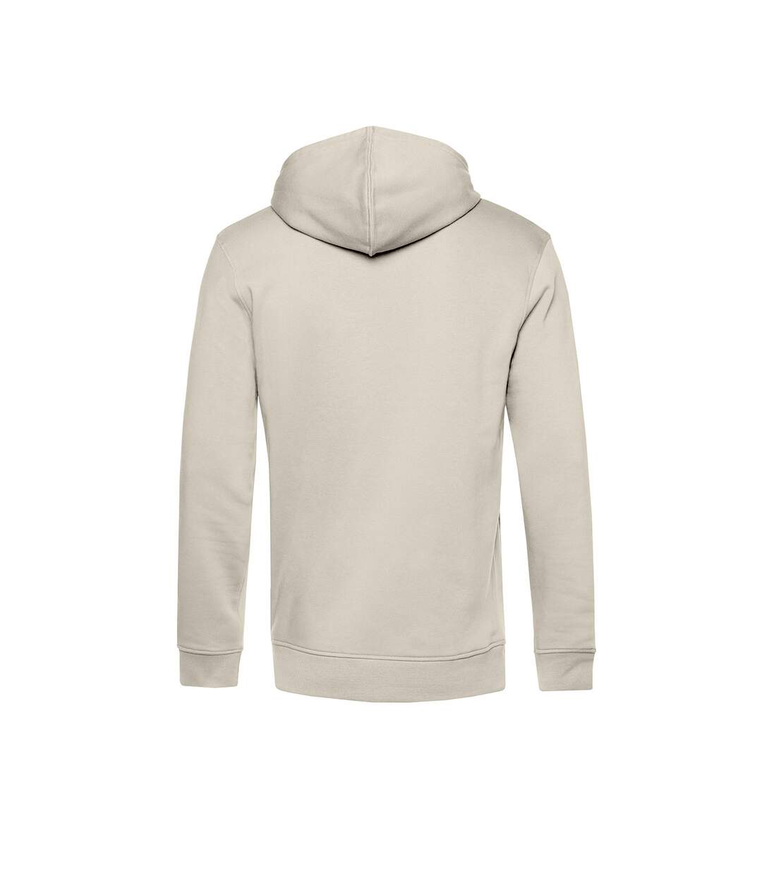 Sweat à capuche homme blanc cassé B&C-2