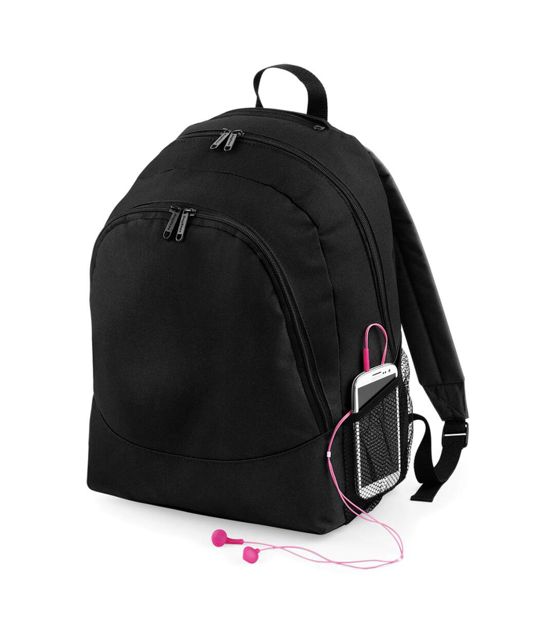 Bagbase Universal Multipurpose Backpack / Rucksack / Bag (18 Litres) (Black) (One Size) - UTBC2530-1
