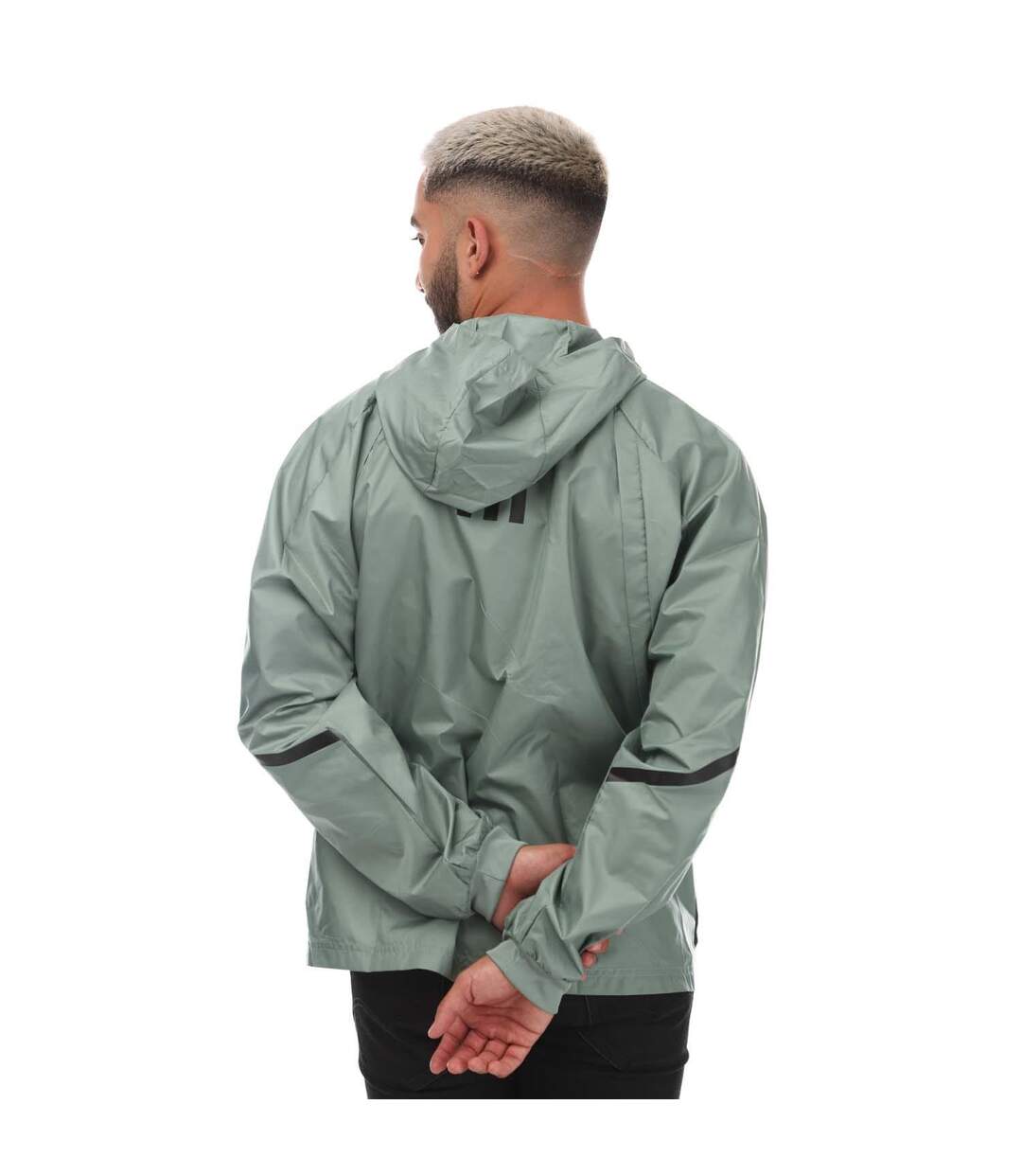 Haut de survêtement designed gameday homme vert Adidas-2