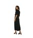 Dorothy Perkins Womens/Ladies Ruffled Tall Midi Dress (Black) - UTDP3761