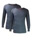 2 Pack Mens Long Sleeve Thermal Top for Winter-1