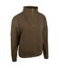 Womens/ladies Half Zip Sweatshirt Olive Jack Pyke-3
