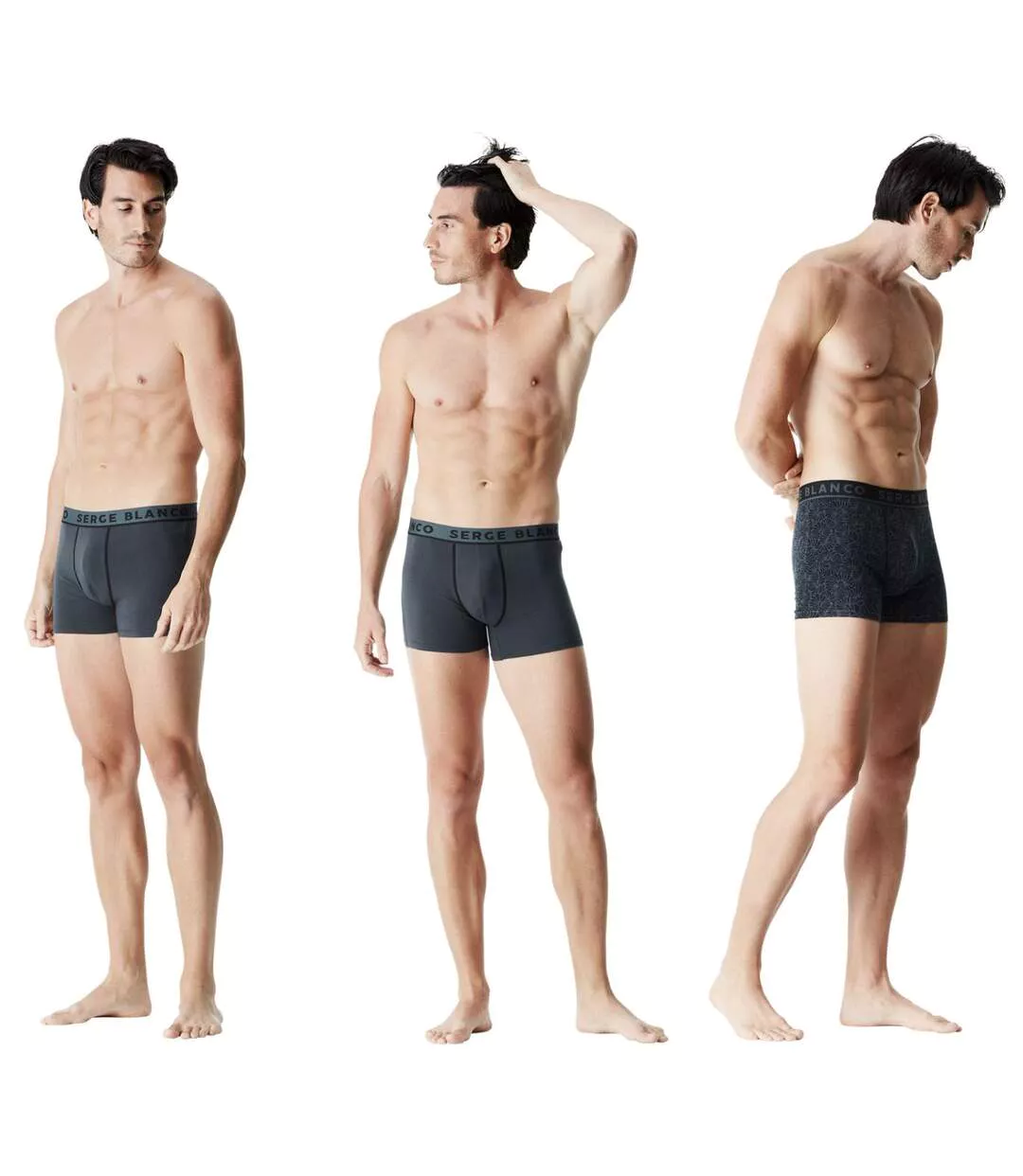 Lot de 8 boxers homme Casual Serge Blanco Serge Blanco-5