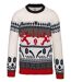Pull laine motif rugby - homme - K991 - blanc