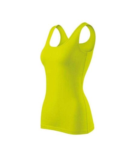 Womens/ladies Triumph Tank Top Chartreuse Malfini