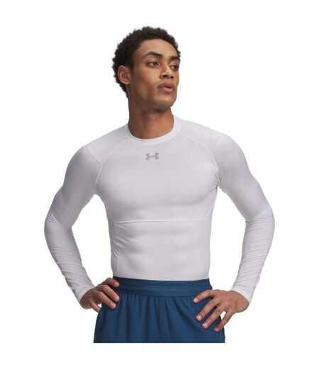 Haut Thermique Manches Longues Elite Homme Blanc Under Armour