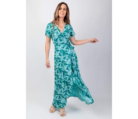 Robe longue féminine et flatteuse SAKURA Coton Du Monde