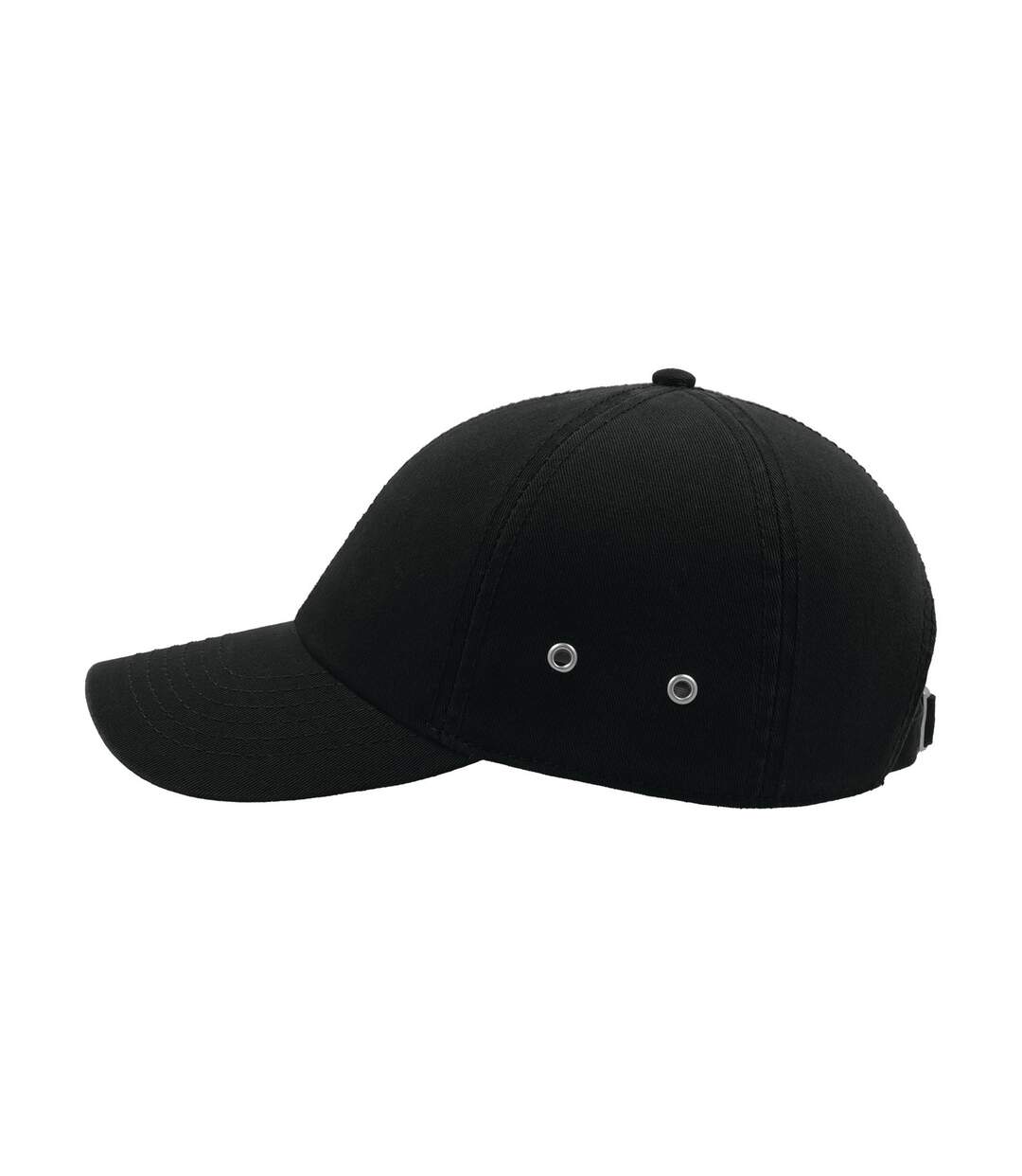 Atlantis Action 6 Panel Chino Baseball Cap (Pack of 2) (Black) - UTAB428-3