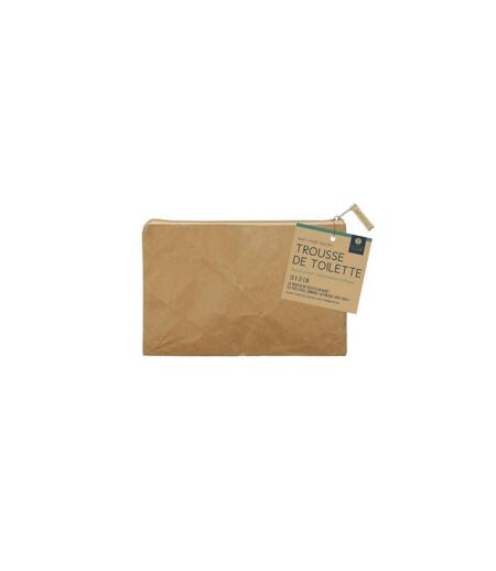 Trousse de Toilette Kraft 27cm Naturel