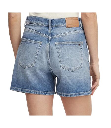 Short en jean bleu femme tommy hilfiger rwb