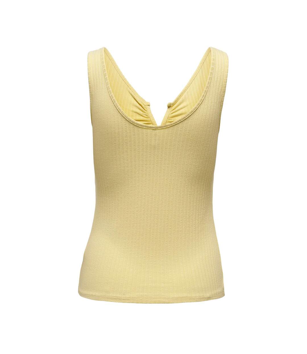 Débardeur Jaune Femme JDY Fransiska-2
