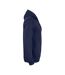 Mens Premium Organic Cotton Full Zip Hoodie Dark Navy Clique-4