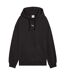 Womens/ladies Essentials Oversized Hoodie Black Puma-3
