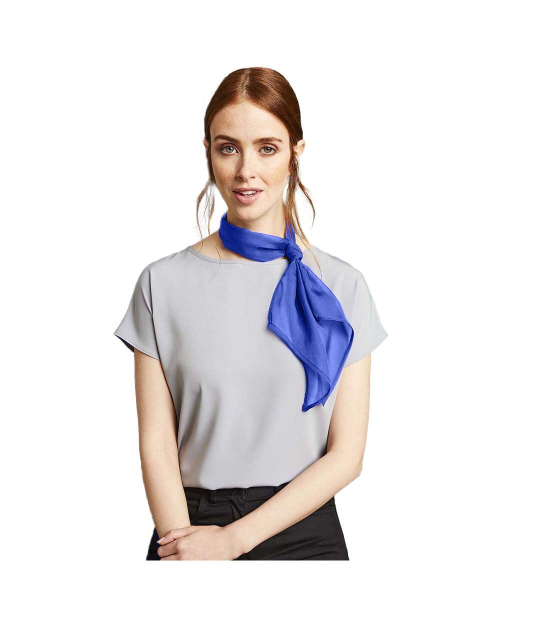 Foulard de travail femme taille unique bleu roi Premier-2