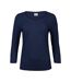 T-shirt Manches ¾ Femme Bleu Marine Tee Jays-1