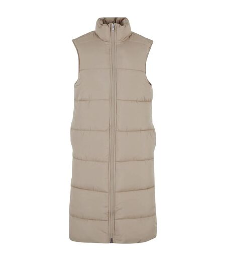 Doudoune Sans Manches Femme Beige Urban Classics