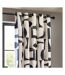 Carro abstract eyelet curtains 72in x 90in dusk Hoem