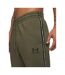 Mens Icon Fleece Tapered Joggers Green Black Under Armour-3