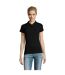 SOLS Womens/Ladies Perfect Pique Short Sleeve Polo Shirt (Black) - UTPC282