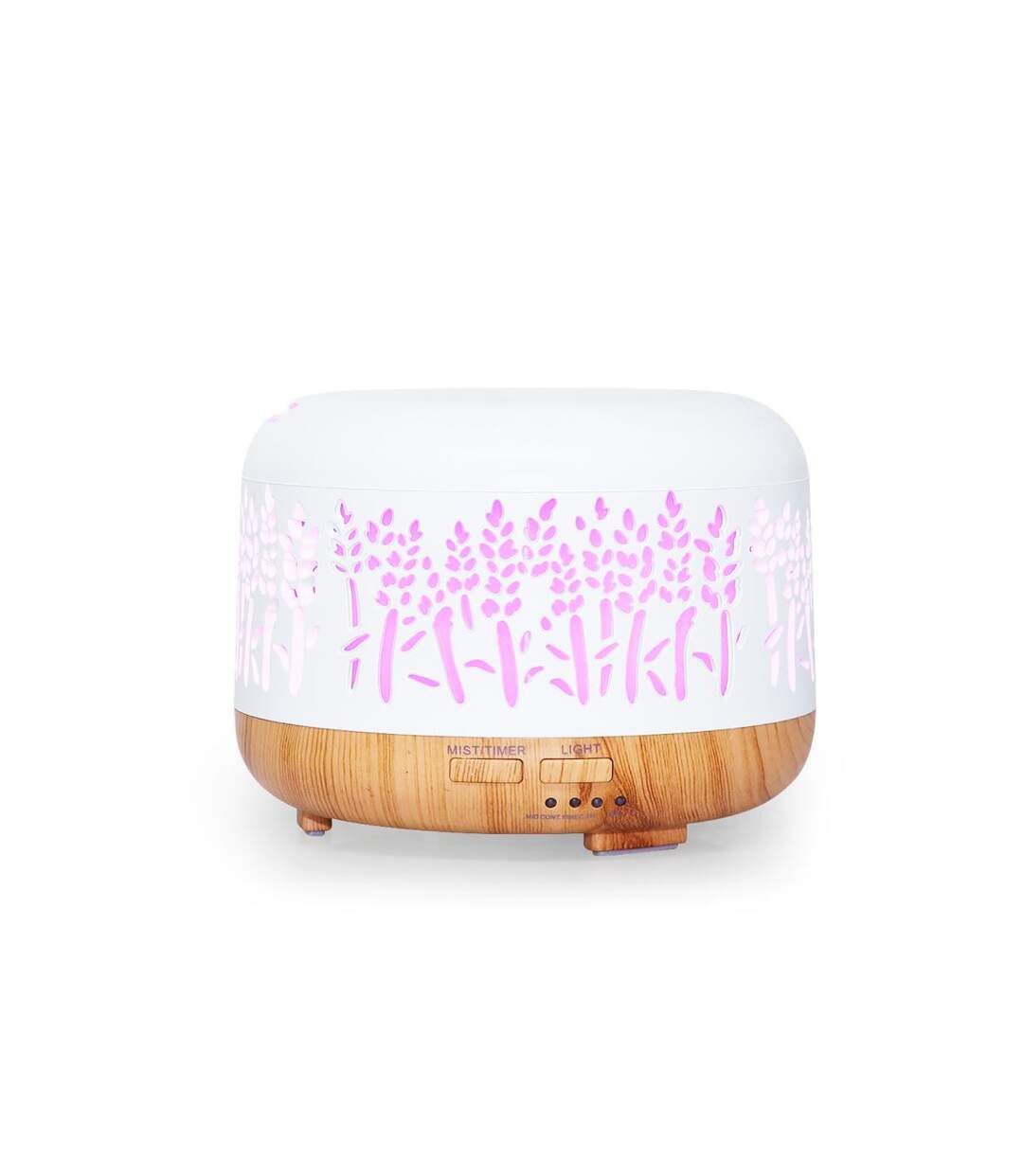 Diffuseur de Parfum LED Nature 300ml Blanc-2