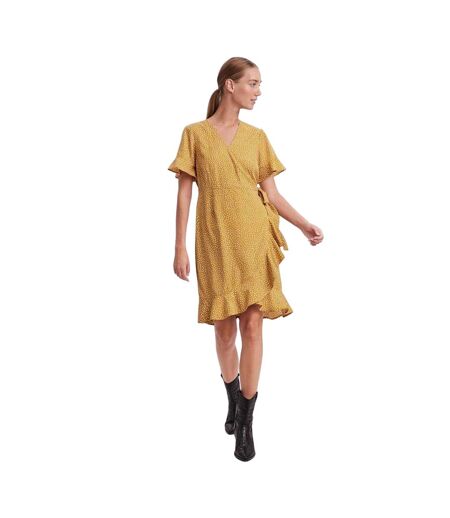Robe Henna Femme Jaune Or Vero Moda