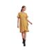 Robe Henna Femme Jaune Or Vero Moda-4