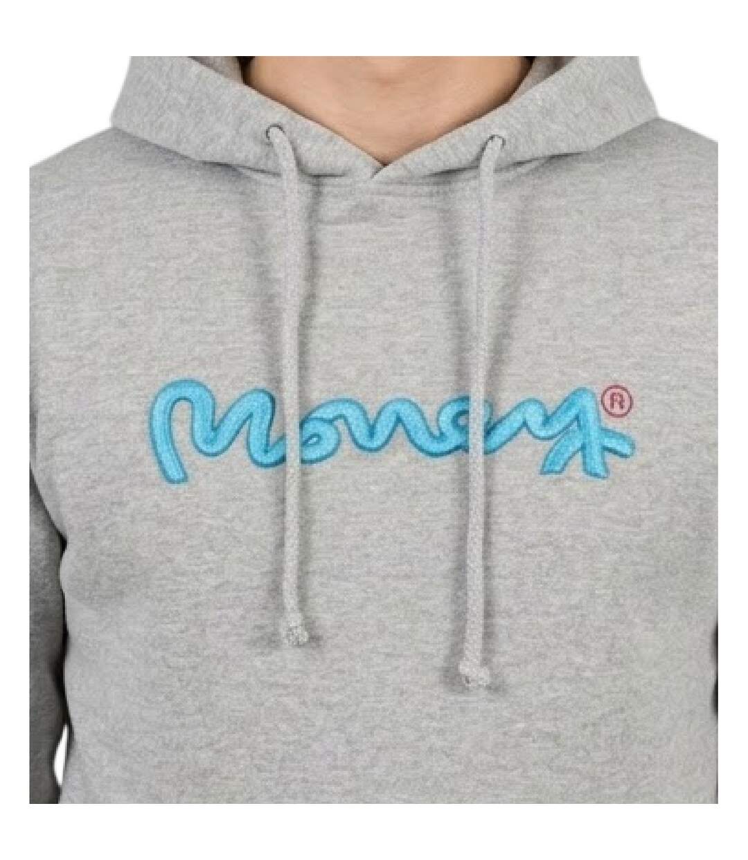 Sweat À Capuche Motif/style Côtelette Homme Gris Money-4