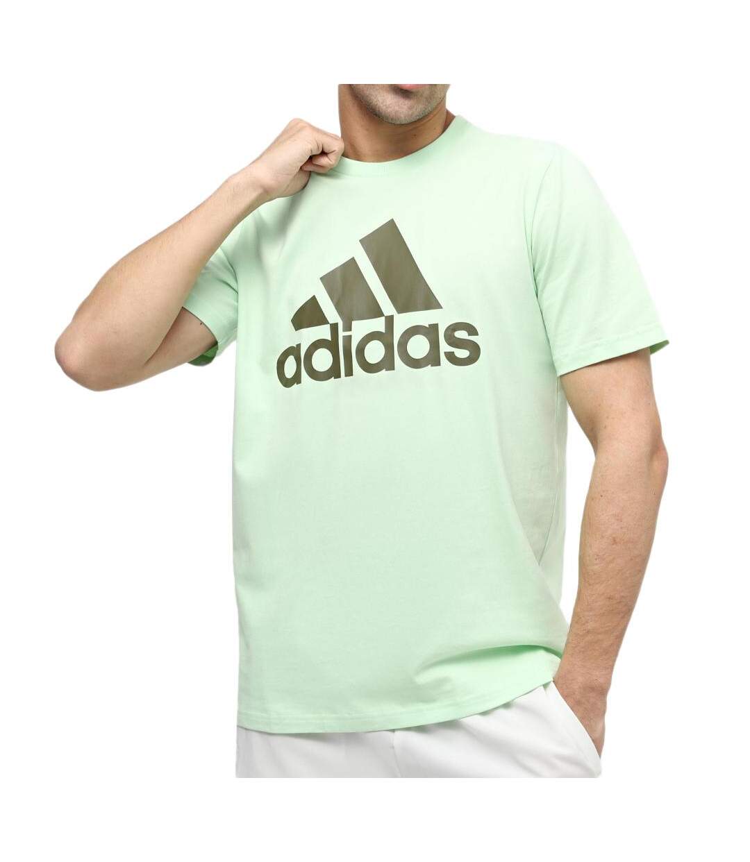 T-shirt Vert Homme Adidas IS1302 - L-1