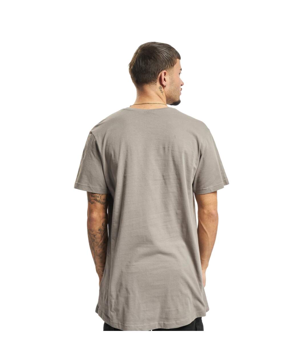T-shirts Motif/style Façonné Homme Anthracite Vieux Bleu Urban Classics-2