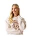 Sweat Motif/style Imprimé Graphique Femme Crème Biba-4
